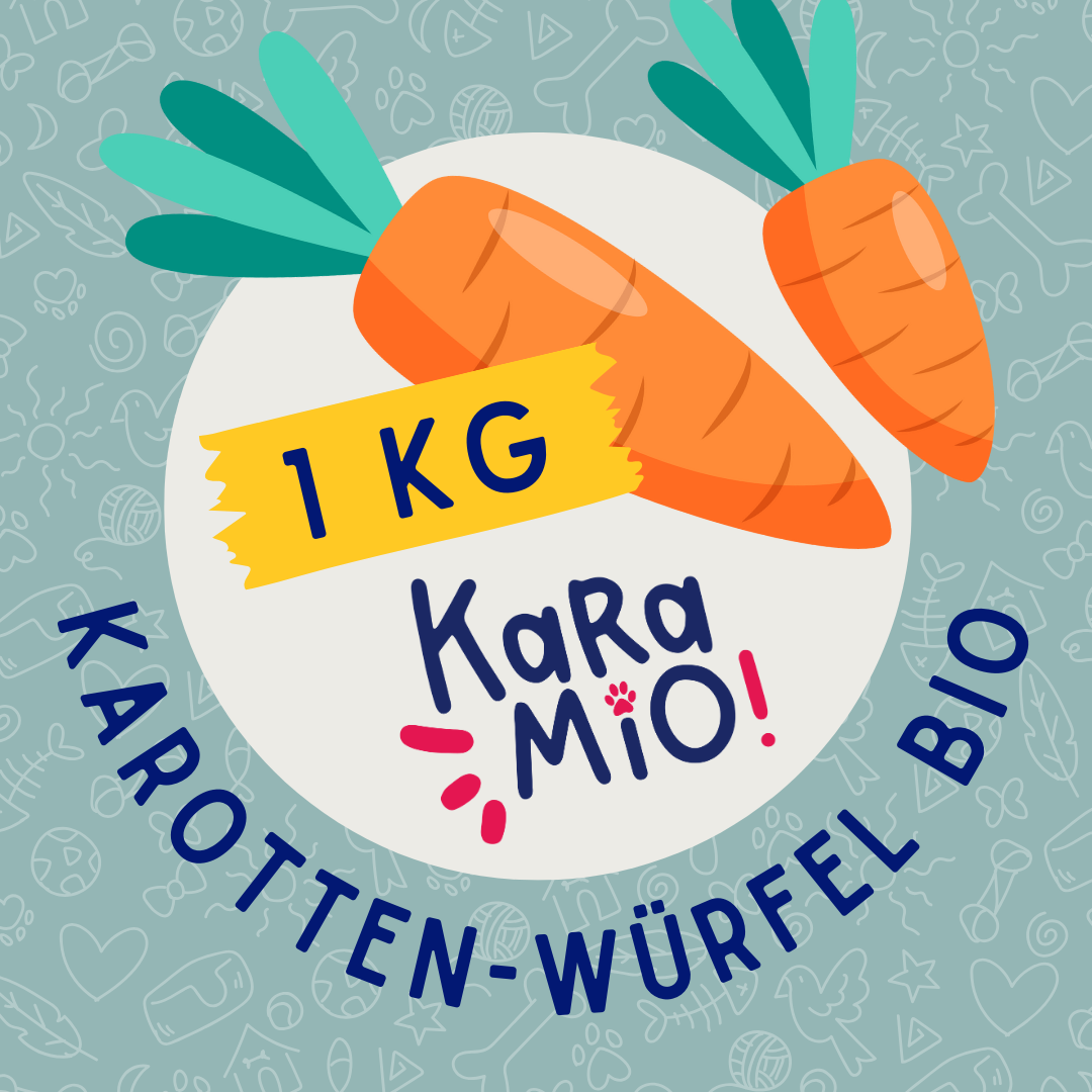 Karamio getrocknete Karottenwürfel Möhren (BIO) 1000g